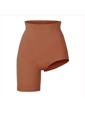 NWOT SKIMS SHAPEWEAR SEAMLESS SCULPT SOLUTION SHORT LEFT LEG EXPOSED JASPER SMAL